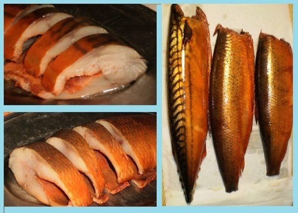 Скумбрия и сельдь домашнего приготовления