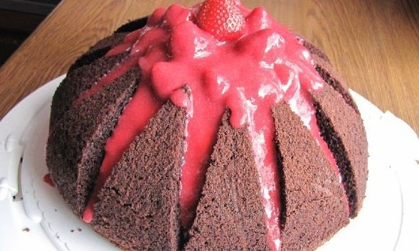 Торт «Килиманджаро» с клубникой