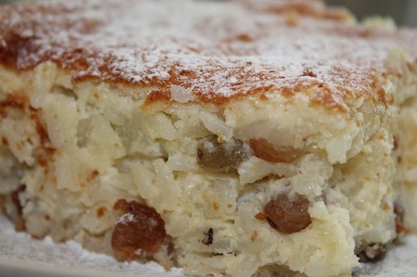 Запеканка как в детском саду. Рисовая запеканка.