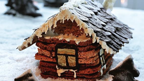 Торт "Дом в шоколаде" Торт "Дом в шоколаде"