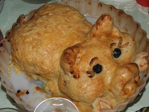 Оригинальное второе блюдо "Хрюшка." Оригинальное второе блюдо "Хрюшка."