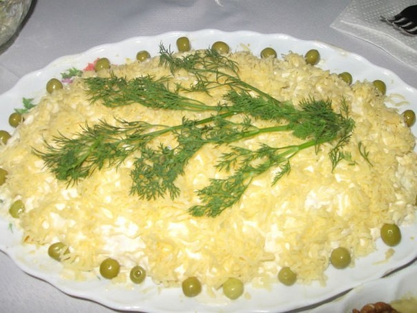 САЛАТ С ПЕЧЕНЬЮ ТРЕСКИ "ДАР МОРЯ" САЛАТ С ПЕЧЕНЬЮ ТРЕСКИ "ДАР МОРЯ"