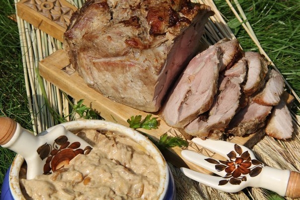 Белорусская кухня: «Пячисто» с грибной подливкой