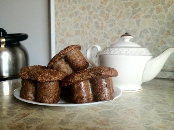 Овсяные кексы без сахара, масла и пшеничной муки.