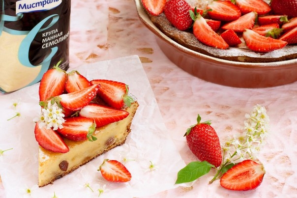 Творожник с семолиной