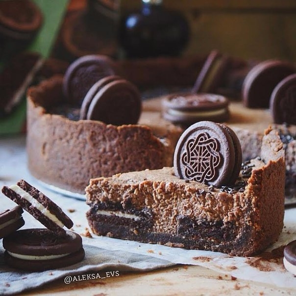 Шоколадно-сливочный тарт "Oreo" Шоколадно-сливочный тарт "Oreo"