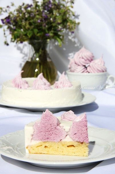 Торт с зефиром "Ветер"