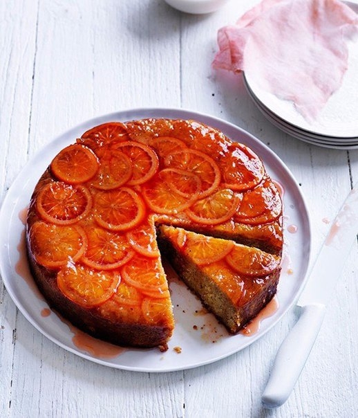 Орехово-апельсиновый пирог