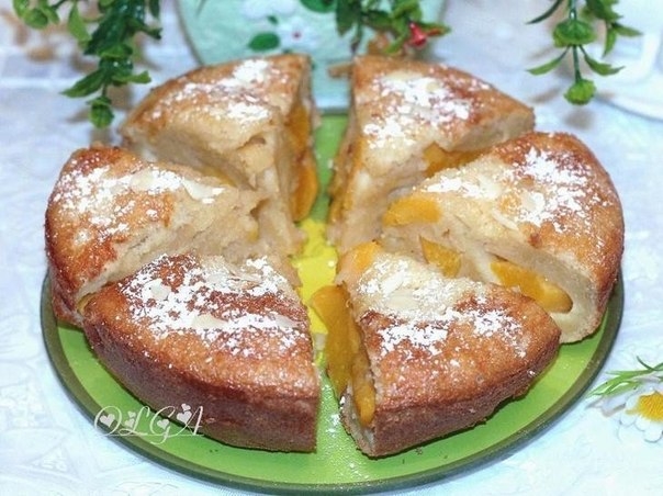 Персиковый клафути