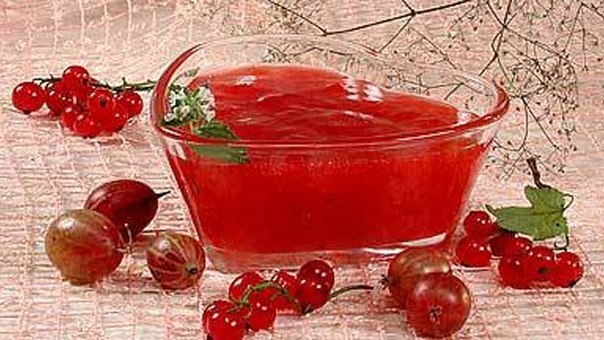 ДЖЕМ С КРАСНОЙ И ЧЕРНОЙ СМОРОДИНЫ И КРЫЖОВНИКА