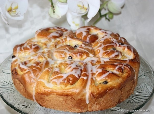 Булочки - бриошь с кремом патисьер