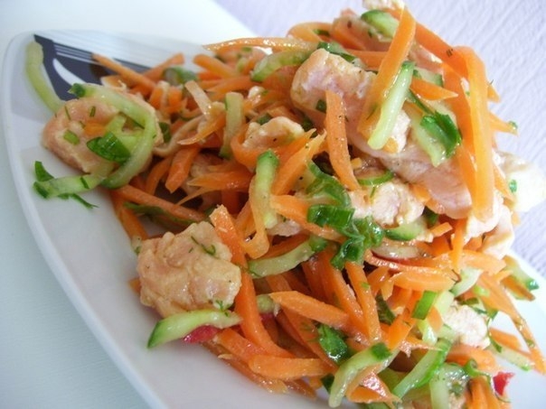 Салат "Хе" с мясом курицы Салат "Хе" с мясом курицы