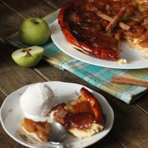 Яблочный пирог перевертыш Тарт Татен