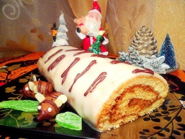 Медово-рождественское полено