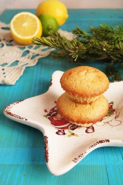 Лимонно-лаймовые кексики