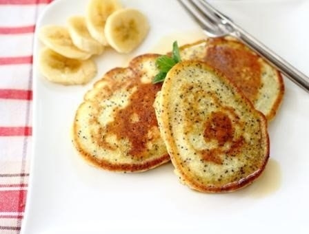 Оладьи с маком и лимонной цедрой