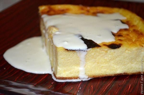 Запеканка из тыквы и творога