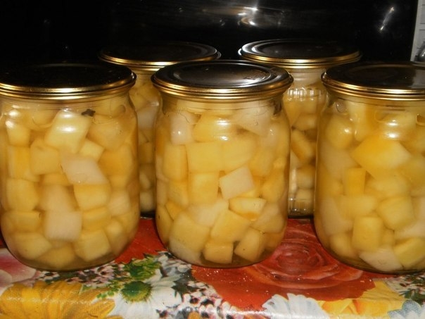 Кабачки маринованные"острые"