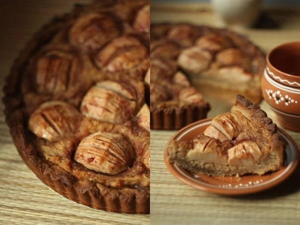 Яблочный пирог на цельнозерновой муке