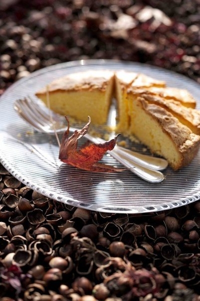 Зимний кекс с медом, лимоном и имбирем