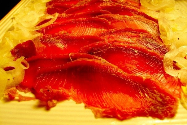 Мясная струганина по-фински Мясная струганина по-фински