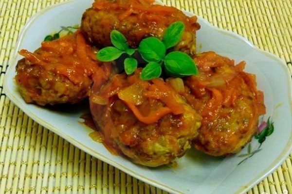 Гречишники с фаршем.