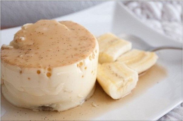 Бананово-ванильный пудинг-кастард - очень вкусно и просто!