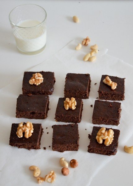 Полезный брауни с бататом