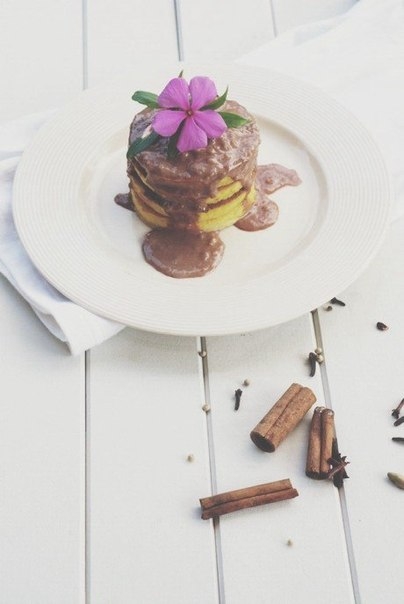 Тыквенно-апельсиновые панкейки