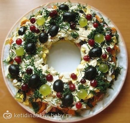 Салат «Уральские самоцветы»