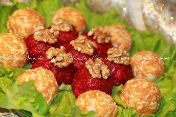 Холодная закуска "Пикантные шарики"