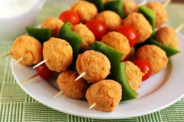 Куриные крокеты.