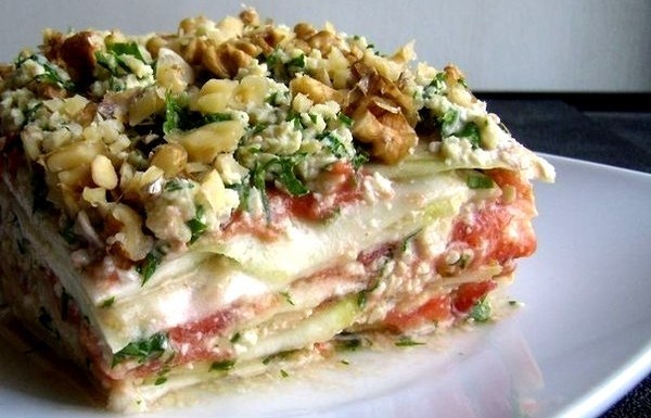 Сыроедческая Лазанья