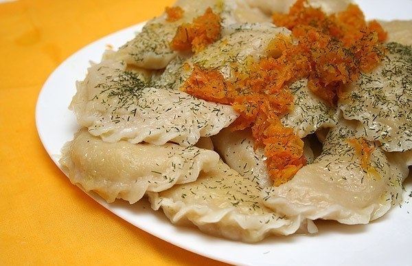 Вареники с картошкой постные