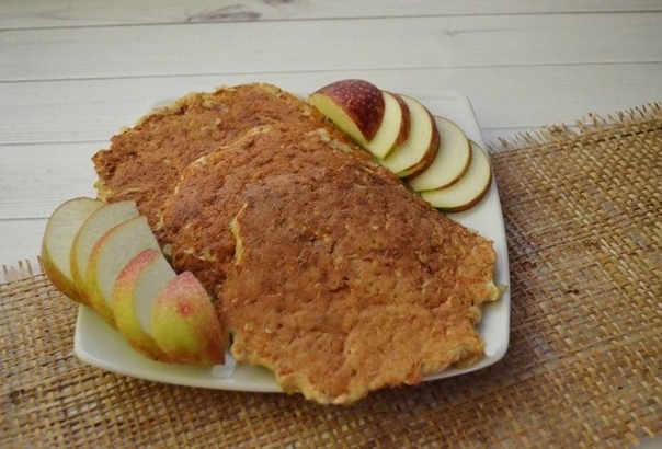 Яблочные оладушки без муки Яблочные оладушки без муки