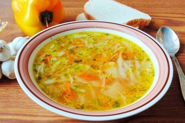 Рецепт супа из капусты моркови и перца