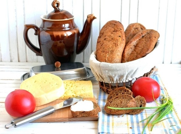 Мини-багеты с жареным луком