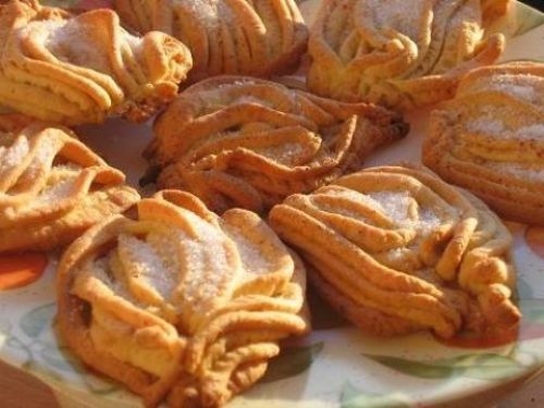 Печенье "Хризантемы" из детства.
