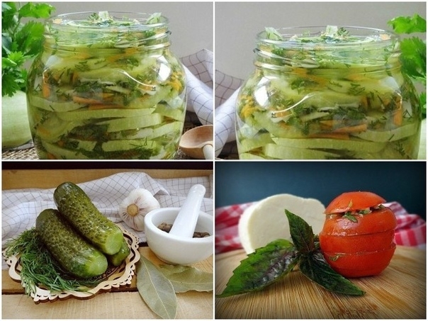 Быстрые летние соления
