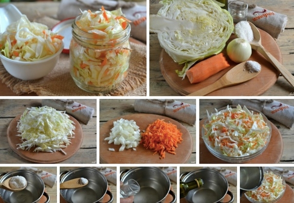 Маринованная сладкая капуста Маринованная сладкая капуста