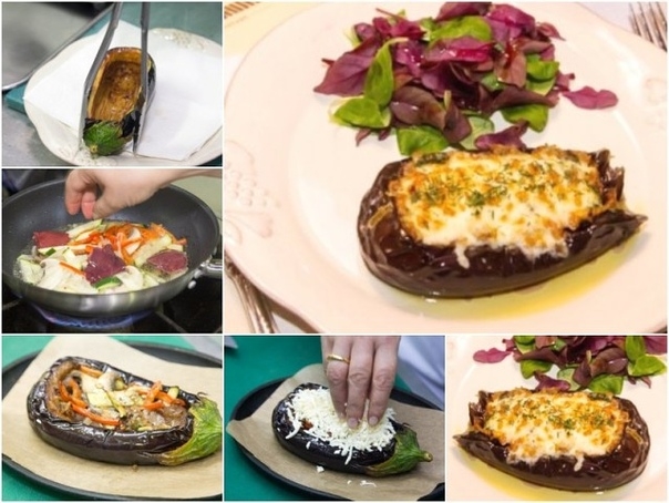 Баклажаны с печенью и овощами под сырной шубкой Баклажаны с печенью и овощами под сырной шубкой