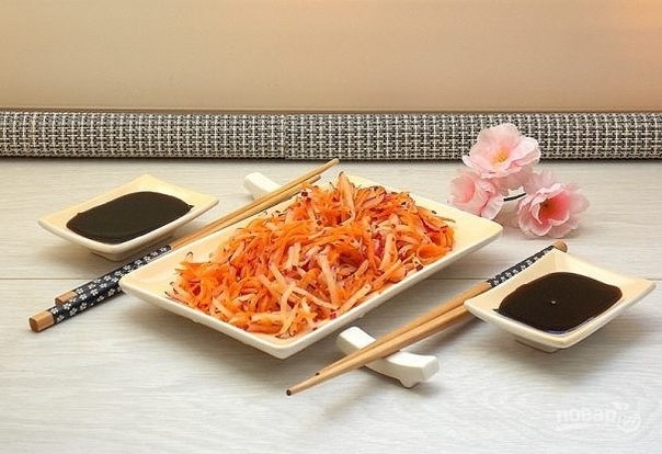 Салат с редисом по-корейски Салат с редисом по-корейски