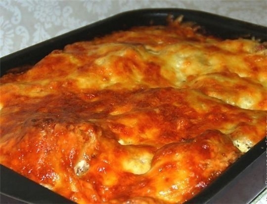 "Курица, запеченная с гречкой"