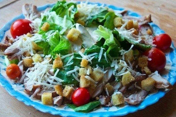 "Салат с курицей"
