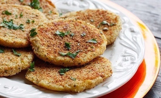 "Картофельные блинчики из пюре"