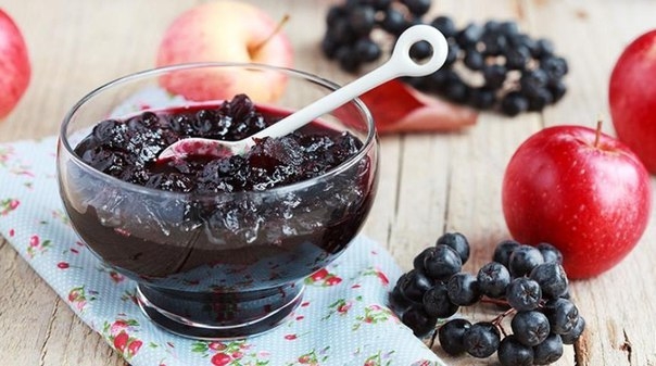 Варенье из черноплодной рябины с яблоками на зиму Варенье из черноплодной рябины с яблоками на зиму