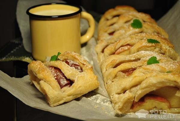 Штрудель с яблоком и корицей - облегченный вариант