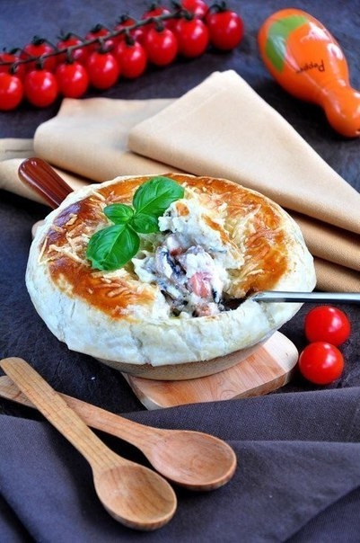 Фантастический пирог на сковороде