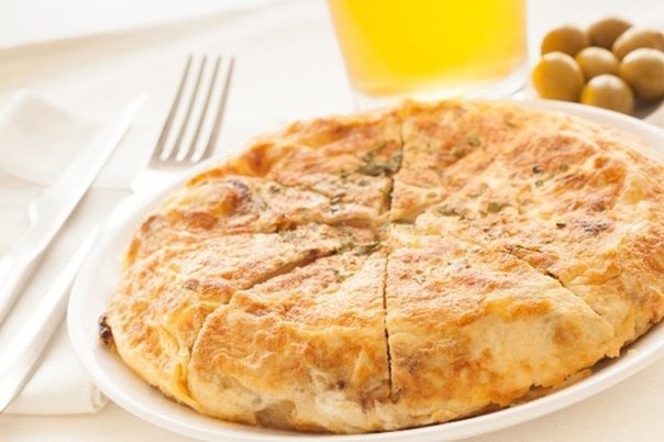 Картофельная запеканка на сковороде