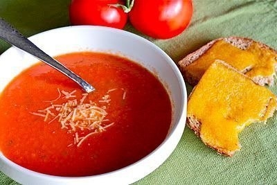 "Томатный суп с базиликом"